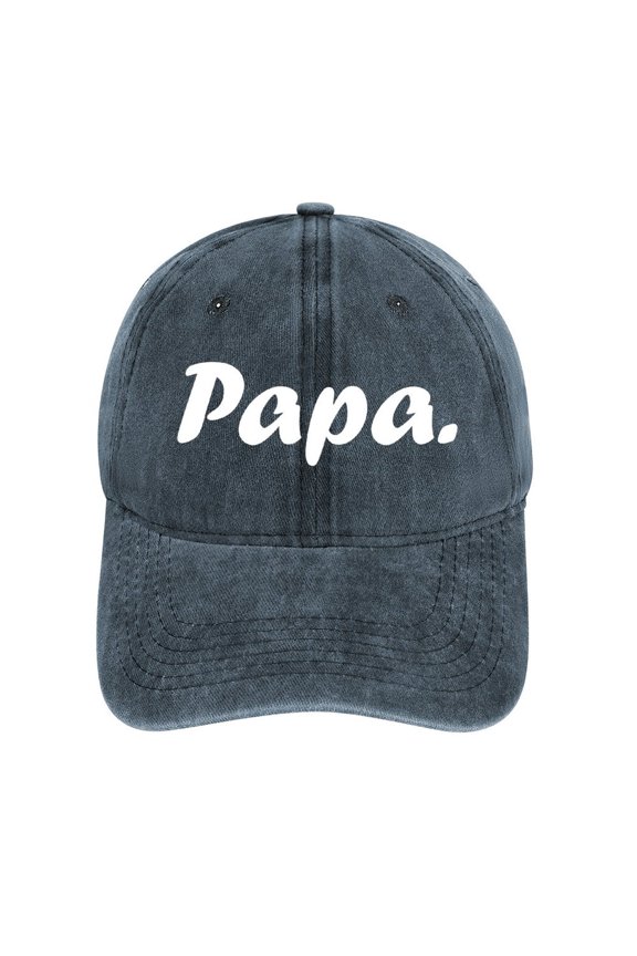 Papa Navy Baseball Cap for Men Women, Adjustable Snapback Hats Cotton Hat