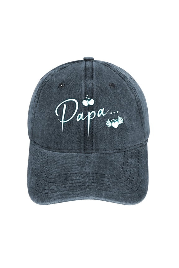 Papa Navy Baseball Cap for Men Women, Adjustable Snapback Hats Cotton Hat