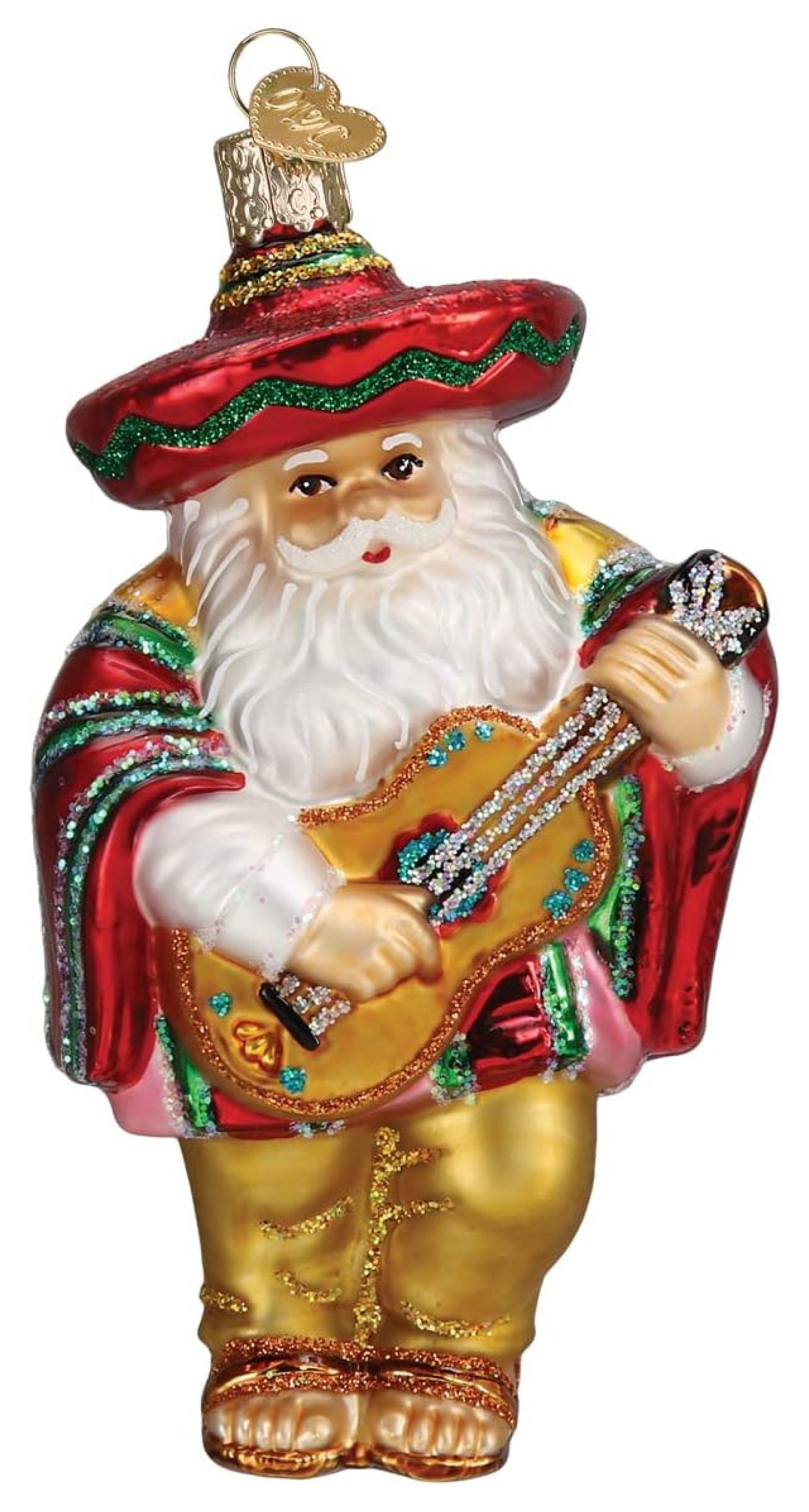 Papa Noel Glass Blown Ornament for Christmas Tree
