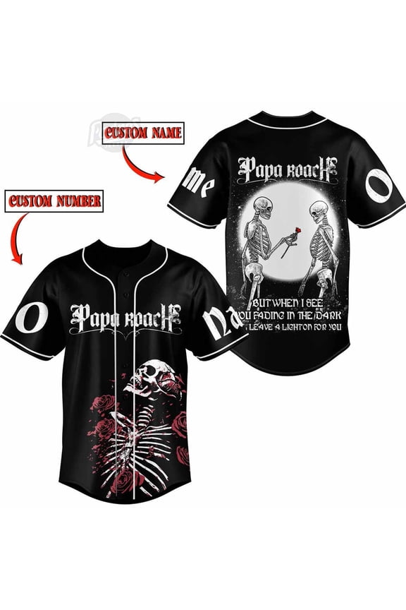 Papa Roach Band Personalized Baseball Jersey