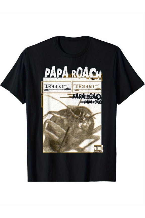 Papa Roach- Official Merch- Infest Photo-Shirt, Regular Fit, Comfortable and Stylish