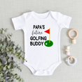 thumbnail image 1 of Papa'S Future Golfing Buddy Baby Bodysuit, Future Golfer Baby , Grandpa'S Golfing Buddy, Golfing Buddy Pregnancy Announce Cute Baby Onesie, BABY BODYSUIT LAT 4424, 1 of 3