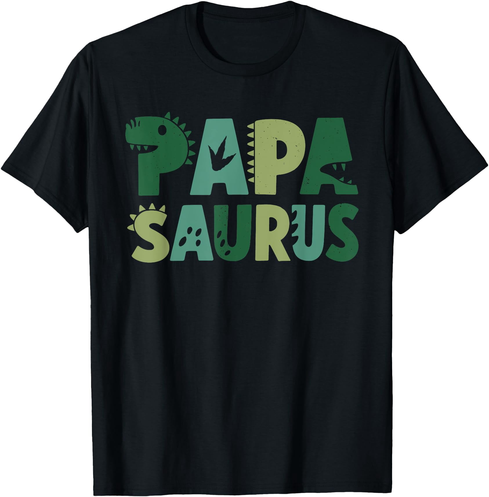 Papa Saurus Family Dinosaur T T-Shirt - Walmart.com