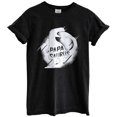 thumbnail image 1 of Papa Saurus Fun Graphic Tee T-Shirt for Women Men, Short Sleeve Summer Tops - Vintage Black, 1 of 5