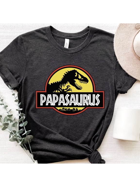 Papa Saurus Papa Shirts Papasaurus Papa Papa Dinosaur Grandpa Grandpa T-Shirt BLACK Unisex S-5XL Hot Trending Shirt, Vintage Birthday Gift