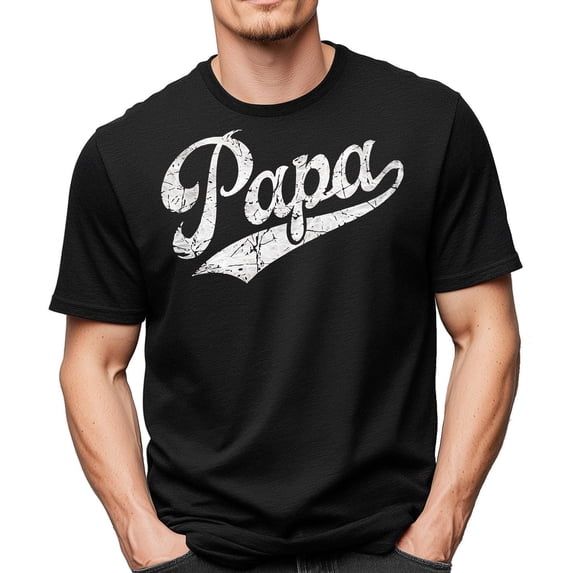 Papa Shirt Distressed Vintage Style, Best Papa Ever T-Shirt, Gift for ...