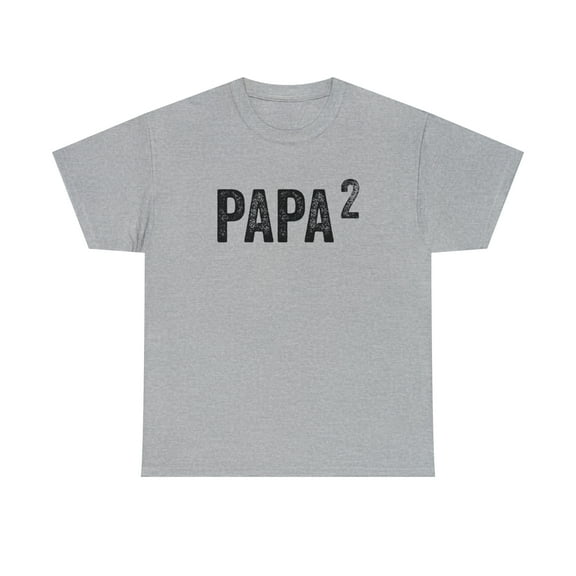 Papa Squared Shirt, New Grandpa, Father's Day, Gift For Dad Tee - ID: 303
