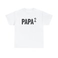 thumbnail image 1 of Papa Squared Shirt, New Grandpa, Father's Day, Gift For Dad Tee - ID: 303, 1 of 7