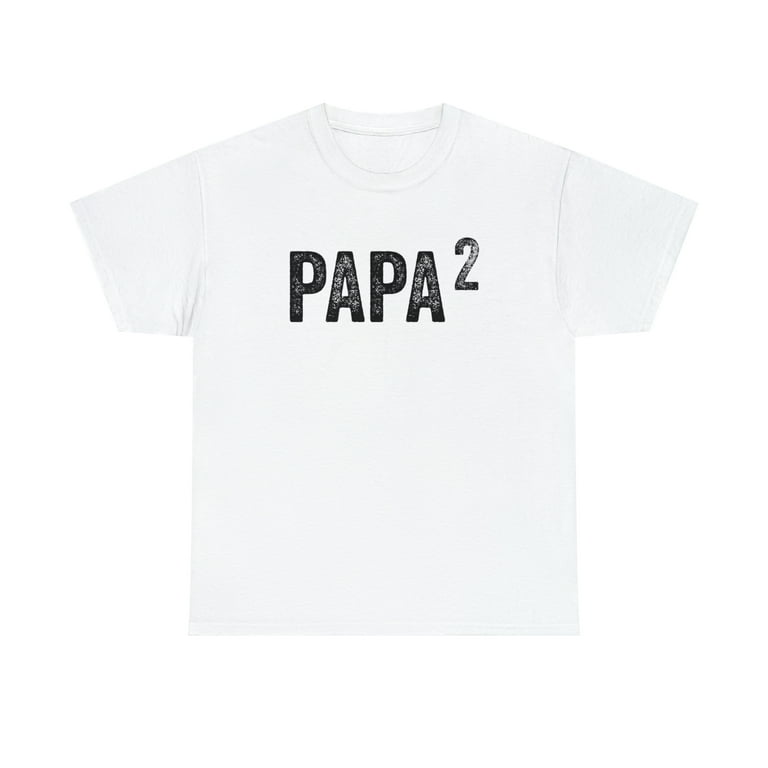 Papa Squared Shirt, New Grandpa, Father's Day, Gift For Dad Tee