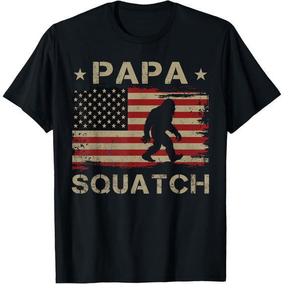 Papa Squatch Bigfoot Sasquatch Papasquatch Father'S Day Men T-Shirt