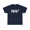 thumbnail image 1 of Papa To The 8th Power Shirt, Funny Pregnancy Announcement For Dad - ID: P8, 1 of 12