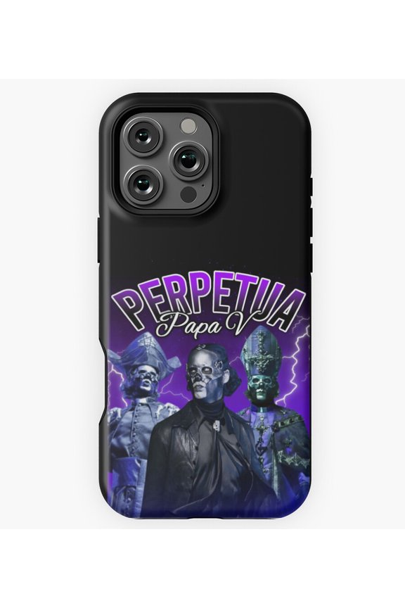 Papa V 90s T Shirt Ghost Band GA2201 Phone Case for iPhone 11 to 17 Pro Max