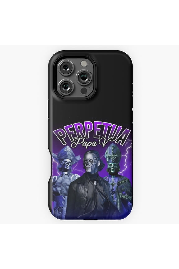 Papa V 90s T Shirt Ghost Band Phone Case for iPhone 16 15 14 13 12 11 Pro Max M5900857