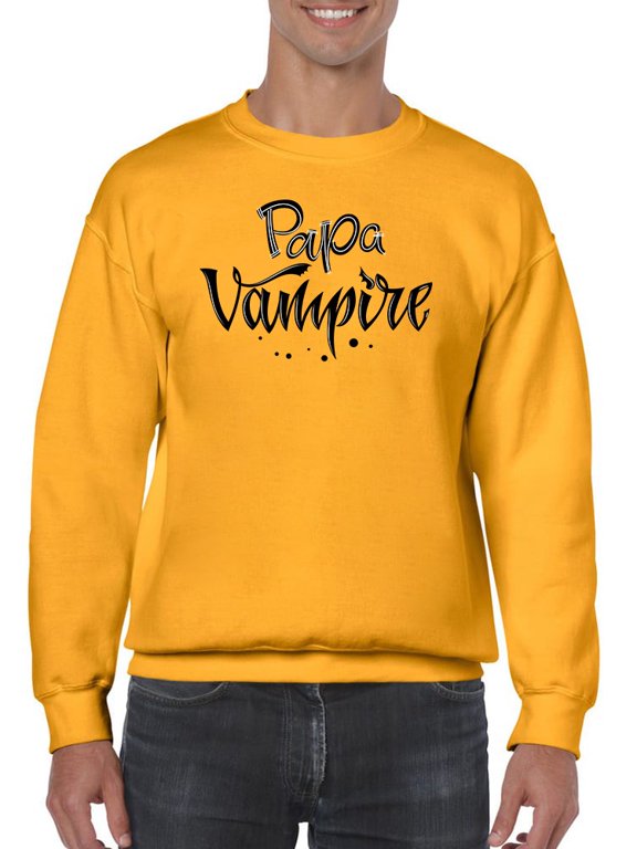 Papa Vampire Sweatshirt Men - Men Sweatshirt, 3XL