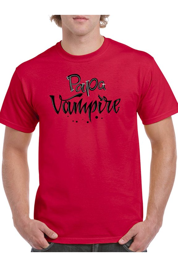 Papa Vampire T-Shirt Men -Image by Shutterstock, Male Small