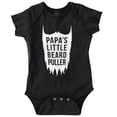 thumbnail image 1 of Papa's Little Beard Puller Humor Romper Boys or Girls Infant Baby Brisco Brands NB, 1 of 6