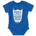 thumbnail image 1 of Papa's Little Beard Puller Humor Romper Boys or Girls Infant Baby Brisco Brands NB, 1 of 1