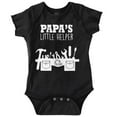thumbnail image 1 of Papa's Little Helper Handyman Dad Romper Boys or Girls Infant Baby Brisco Brands 12M, 1 of 6