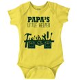 thumbnail image 1 of Papa's Little Helper Handyman Dad Romper Boys or Girls Infant Baby Brisco Brands 18M, 1 of 6