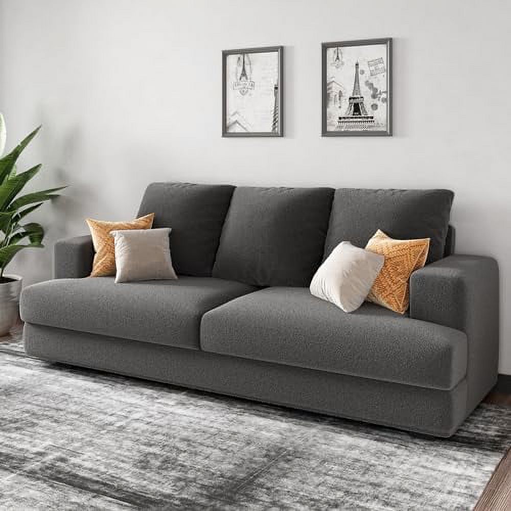 PapaJet 3 Seater Comfy Couch Sofa Extra Deep Seated Sofa, 97" Couches