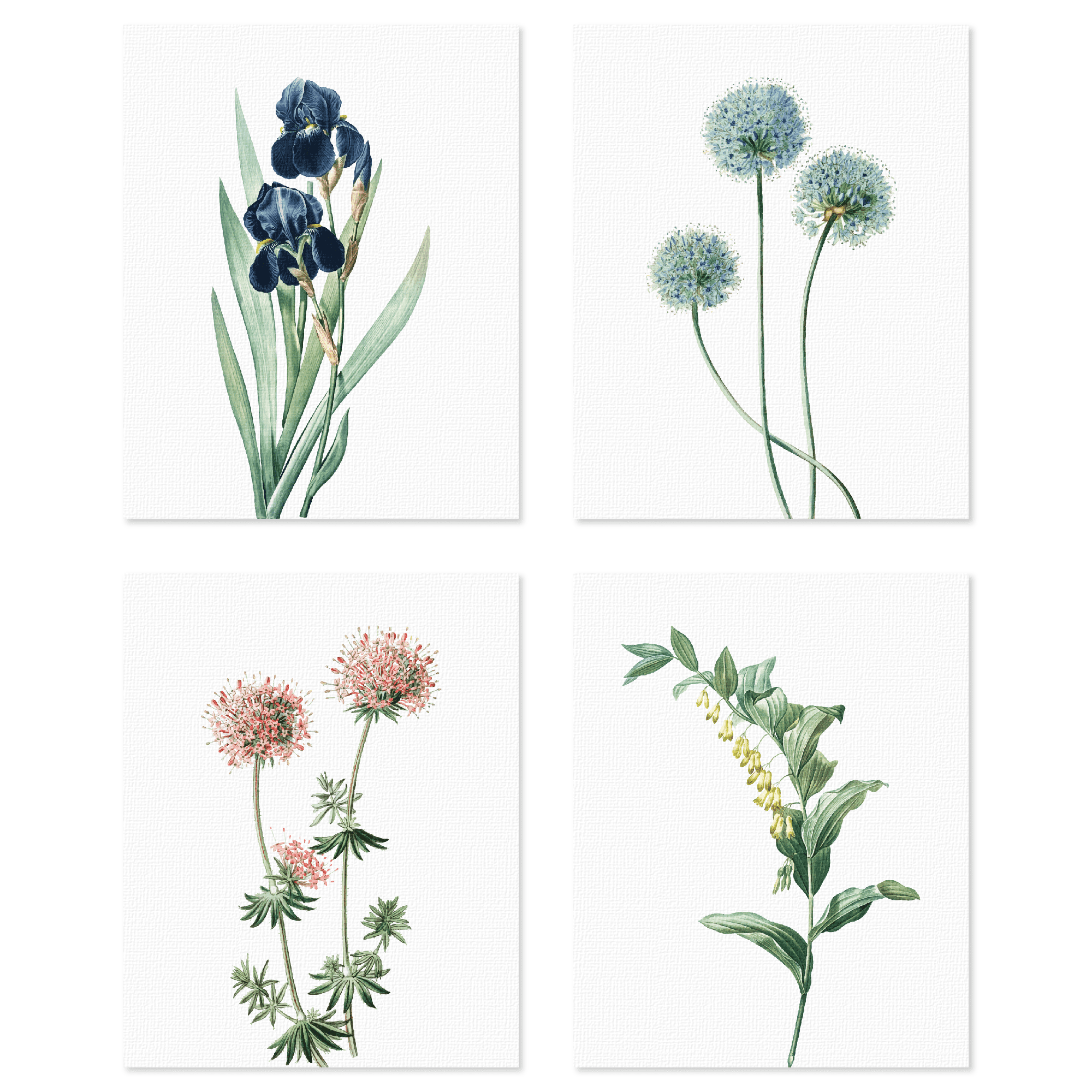 Otizo 8x10 Inch Waterproof Canvas Art Print - Floral Wall Decor, Premium Oil-Resistant Canvas