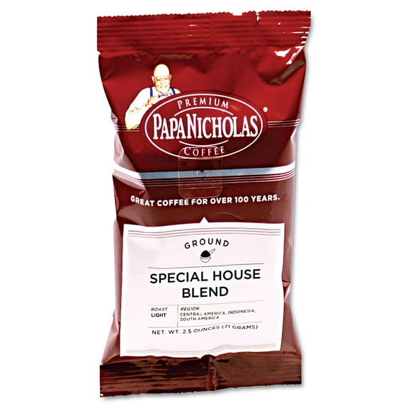 PapaNicholas Coffee 25185 Premium Coffee Special House Blend (18/Carton)