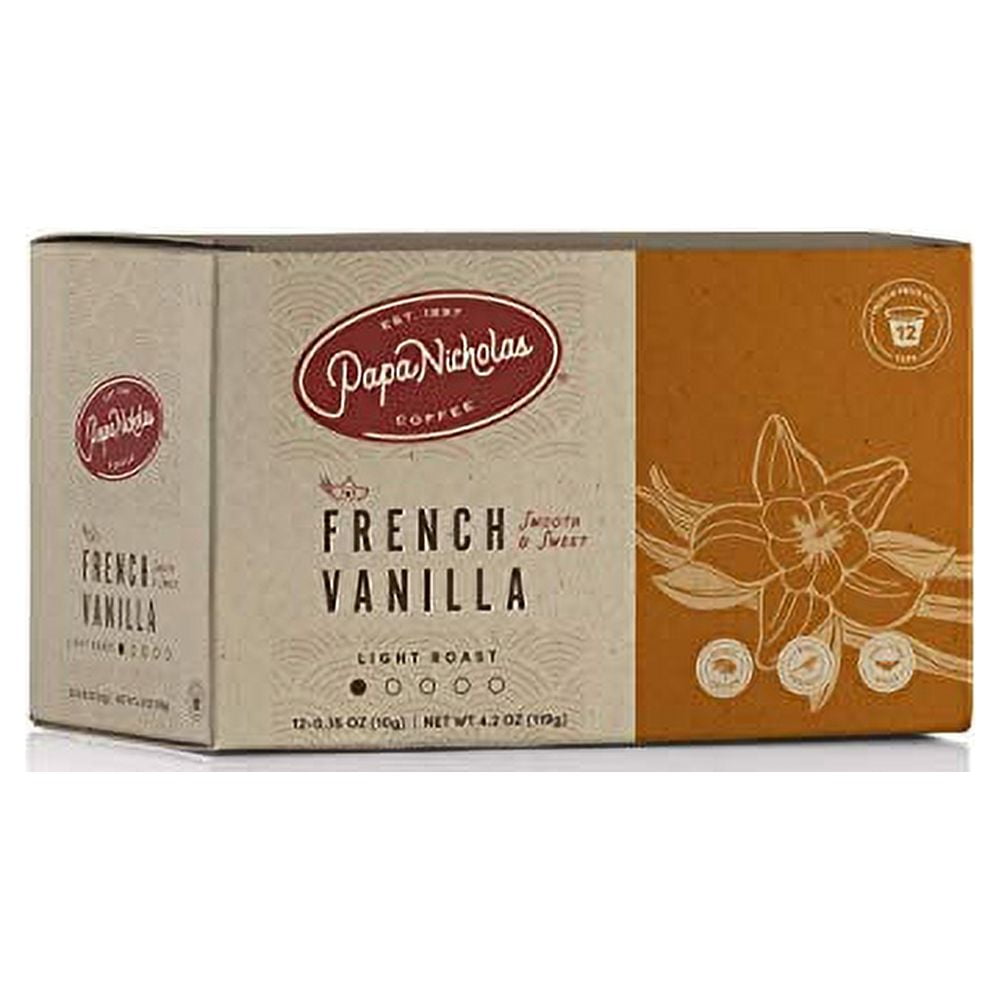 PapaNicholas Coffee Single Serve Coffee Cups Fits Keurig K Cup Brewers