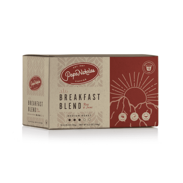 PapaNicholas Coffee Single Serve Coffee Cups, Fits Keurig K Cup Brewers