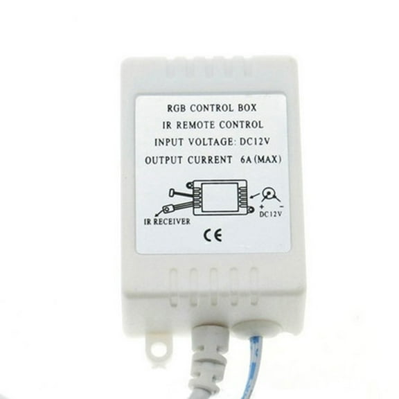 Papaba 24 Key Remote Controller,24 Key IR Remote Controller for RGB 3528 5050 5630 LED Light Strip Two Outputs