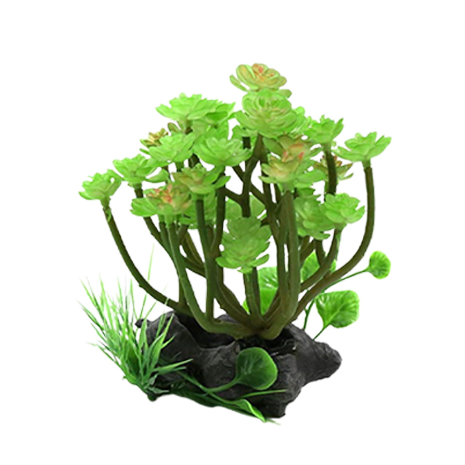 Papaba Aquarium Ornament Aquarium Ornament Simulation Decorative Plastic Artificial Cactus Plant Water Grass for Fish Tank