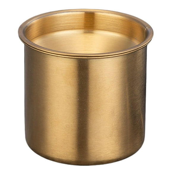 Papaba Ash Tray,Ash Tray Windproof Smokeless Stainless Steel Funnel Design Elegant Table Ashtray for Home