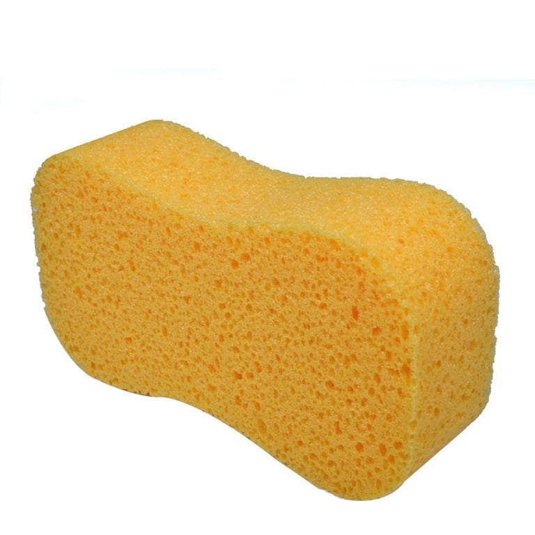Papaba Car Wash Sponge,3Pcs Auto Car Windshield Soft Absorbent Perforated  Washing Cleaning Sponge Pads