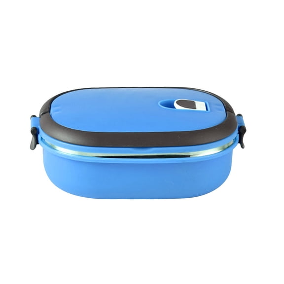 Papaba Lunch Box,1/2/3 Layer Rectangle Stainless Steel Thermal Lunch Box Food Storage Container