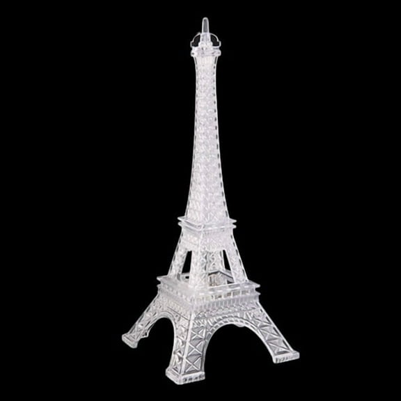 Papaba Night Light,Mini 7 Color Changing Eiffel Tower LED Night Light Lamp Romatic Bedroom Decor