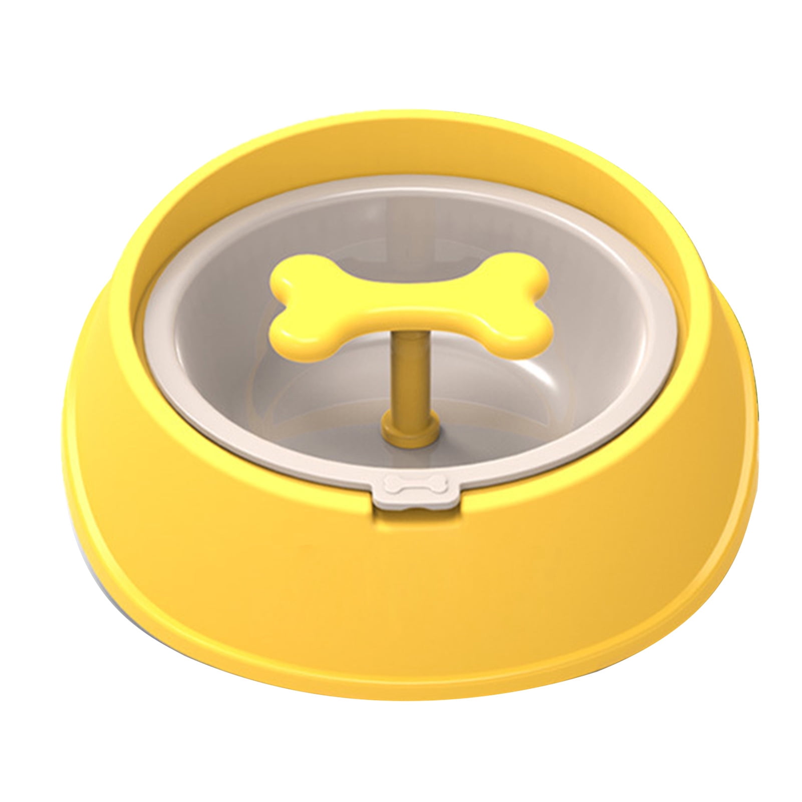 Papaba Pet Feeding Bowl,Dog Puppy Slow Eating Training Bowl Rotating