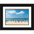 thumbnail image 1 of Papadakis, Spyros 18x13 Black Ornate Wood Framed with Double Matting Museum Art Print Titled - Beach, 1 of 4