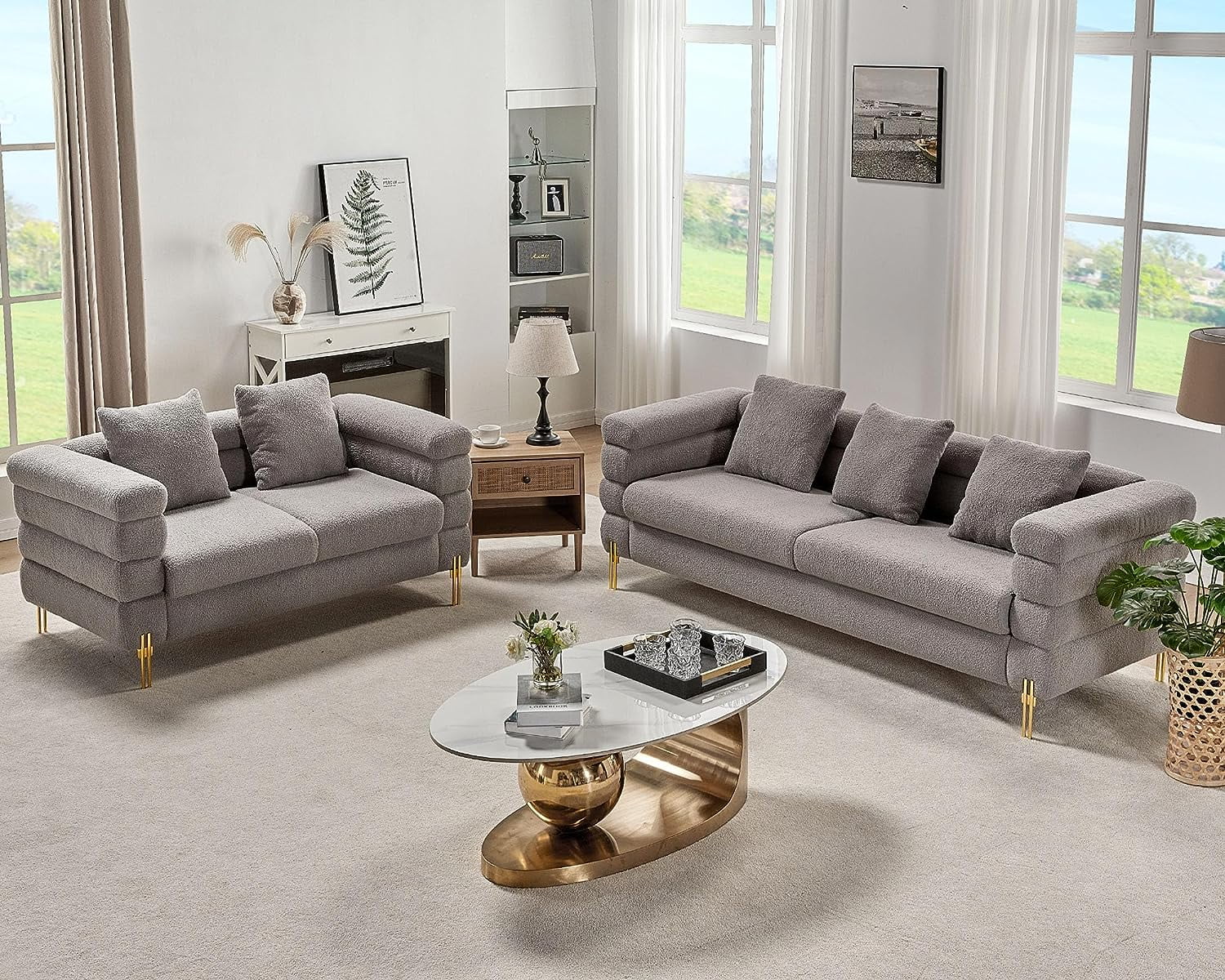 Extra deep modern sale sofa