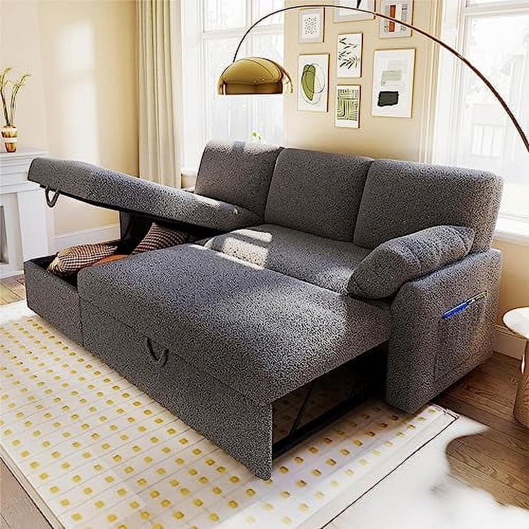 Chaise Sofa Bed With Storage | Cabinets Matttroy
