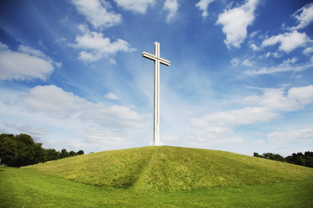 Papal Cross In Phoenix Park Dublin Ireland Canvas Art - Patrick Swan Design Pics (19 x 12)