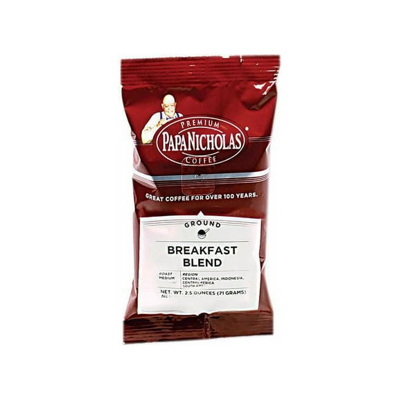 Papanicholas Coffee Premium Coffee Breakfast Blend 18/Carton 25184