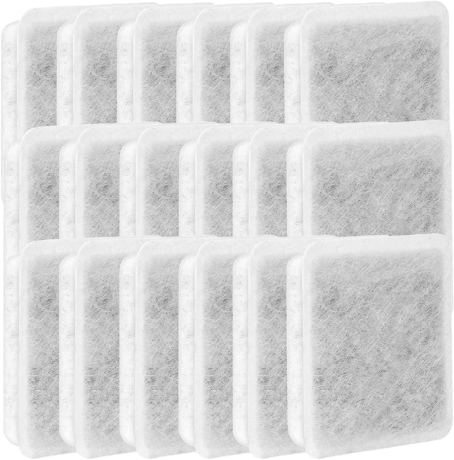 Papapt Dog Water Bowl Filter Replacement Charcoal Water Filter, 18 Pack