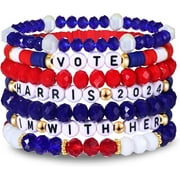 Papapt Kamala Harris 2024 Bracelets Merch Kamala Harris Merchandise President Vote Campaign Bracelet for Women Men #J02