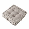 thumbnail image 1 of Papapt Square Velvet Floor Pillow, Meditation Floor Pillow Thicken Decompression Floor Cushions Large Pillows Seating Cute Decorative Cushion for Yoga Living Room (Gray,16''), 1 of 10