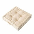 Papapt Square Velvet Floor Pillow, Meditation Floor Pillow Thicken