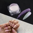 thumbnail image 1 of White Chrome Nail Powder Moonlight Pearl Powder for Nails, Magic Clear Pearlescent Aurora Mirror Effect Gel Nail Glitter Powder Nails Art Design 0.5/Jar, 1 of 13