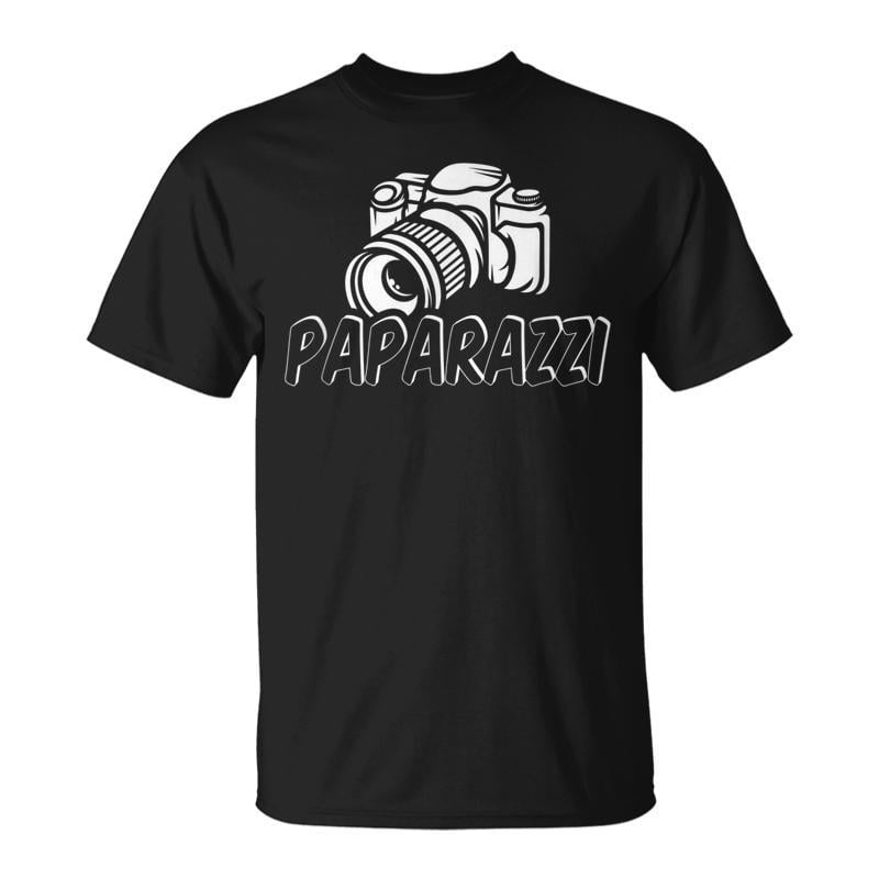 Paparazzi Dad Photographer Retro Camera TShirt - Walmart.com