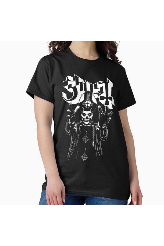 Papas Emeritus Ghost Rock Band Fan Art Graphic H34235 Unisex T-Shirt, Up to 5XL Available