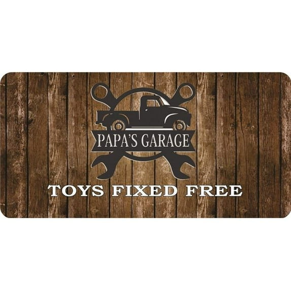 Papas Garage Papas Tools Papas Rules #2 Photo License Plate