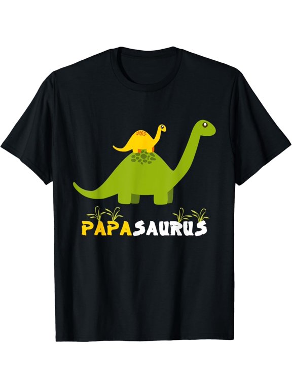 Papasaurus Dinosaur Father Funny Papa Saurus T-Shirt