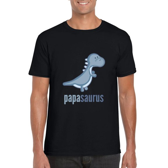 Papasaurus Shirt Family Dinosaur Shirt Set Funny Father T-Shirt, for men & women, up to size 5XL